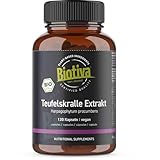 Teufelskralle Extrakt Bio 120 Kapseln - 2,7% Harpagoside hochdosiert -...