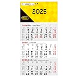 Idena 11170-3 Monatskalender 2025 in der Größe 25 x 45 cm, Wandkalender...