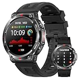 IMFRCHCS Smartwatch Herren, Smart Watch mit Telefonfunktion 1.39' Zoll...