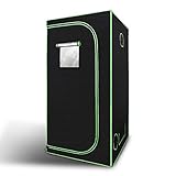 Jiubiaz Growzelt 100x100x200cm Grow Tent, Growschrank für Homegrow, Indoor...