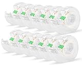 BOMEI PACK Transparentes Klebeband mit Spender, Büro-Klebeband,...