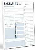 blaash® Tagesplaner Block DIN A4 | 50 Seiten Planer für Aufgaben,...