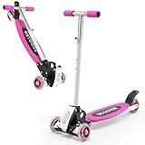 Kinder-Kick-Scooter, höhenverstellbar, 3-Rad-Roller für Kinder von 3–5,...