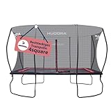 HUDORA Trampolin 4square - 244x366/215x305cm großes, rechteckiges Outdoor...