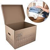 IDEA HOME 6er SET Umzugskarton Movebox Archivkarton Aufbewahrungsbox Aus...