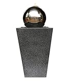 Dehner Gartenbrunnen Kioto mit LED Beleuchtung, ca. 83 x 34 x 34 cm,...