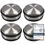 4 x Türstopper 1,2 kg Boden schwer VonBueren | ca. 10,5 x 5 cm | Tür...