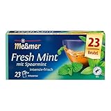Meßmer Fresh Mint mit Spearmint | 23 Teebeutel | Intensiv-frisch | Vegan |...