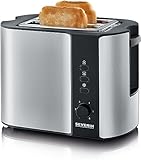 SEVERIN Automatik-Toaster, Toaster mit Brötchenaufsatz, hochwertiger...