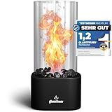 Glanzfeuer Bioethanol Tischkamin Outdoor & Indoor Bio Ethanol - Extra Lange...