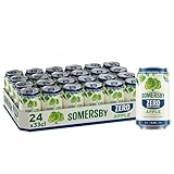Somersby ZERO 0,0% Apple Cider 0,33 l Dose| 24 Dosen alkoholfreier, Zero...