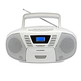 Blaupunkt B 120 WH tragbarer Kinder CD Player mit Bluetooth | Kassettenfach...