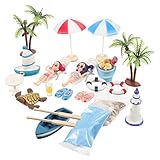 SOPOTUTU 1 Satz Strand -mikrolandschaftsschmuckstücke Sommer Für Den...