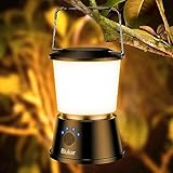 Blukar LED Campinglampe Tragbar, Superhell Camping Laterne Aufladbar...