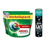 Ariel Waschmittel Pods All-in-1, Flüssigwaschmittel Kapseln 76...