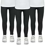 TupTam Mädchen Leggings Herbst Leggins Winterleggings Thermoleggins 3er...