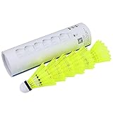 TOPINCN Badminton-Set, Mittlere Geschwindigkeit, Flugstabilität, 6-teilig,...
