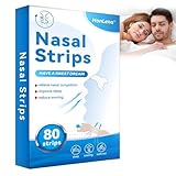 Nasenpflaster Schnarchen,80 Stück Nasenpflaster Besser Atmen,Nasal...