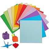 Origami-Papier, 240 Blatt, 20 leuchtende Farben, 15,2 cm, 80 g/m²,...