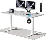 Airfish Höhenverstellbarer Schreibtisch (140 x 70cm) mit Kabelloser...