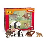 schleich WILD Life | Dschungel Starterset Asien 42736 mit Elefant, Panda,...