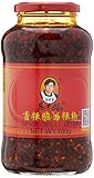 Geroestete Chilipaste, Crispy Chilli in oil 670 g, geroestete Chiliflocken...