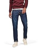 G-STAR RAW Herren 3301 Regular Straight Jeans, Blau (dk aged...