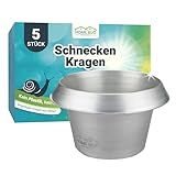 HomeBugProtect® Schneckenkragen aus Metall – effektiver Schneckenschutz...