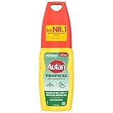 Autan Tropical Pumpspray, Mückenschutz für Körper & Gesicht, Travel...