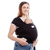 Sleepy Wrap Babytrage Neugeborene ab Geburt bis 15 kg - Freihändige Baby...