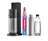 SodaStream Wassersprudler DUO mit CO2-Zylinder, 1x 1L Glasflasche und 1x...