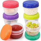 6 Pack Salat Dressing Container To Go - 76.5 g auslaufsichere kleine...