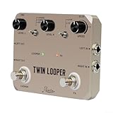 Rowin Looper E-Gitarre Effektpedal Loop Station, 11 Arten von Spielen,...