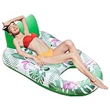 Aufblasbarer Pool Float - Aufblasbare Luftmatratze Pool Liege - Komfortable...