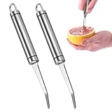 keyxer 2er-Pack Grapefruitmesser, Gebogenes Grapefruitmesser aus Edelstahl,...