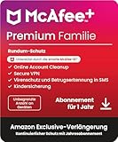 McAfee+ Premium - Family, Virenschutz- und Internet-Sicherheitssoftware...