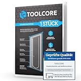 TOOLCORE® Staubschutztür mit Reißverschluss 1,1x2,2m [Extra Stark]...