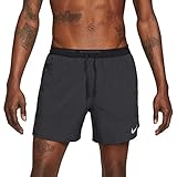 Nike Herren Stride Shorts, Black/Black/Reflective Silv, L EU
