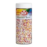 RUF Kunterbunte Nonpareilles, Zucker-Perlen, Streu-Dekor in bunten Farben,...