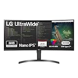 LG UltraWide Curved QHD Monitor 35WN75CP-B 89 cm - 35 Zoll, VA-Panel,...
