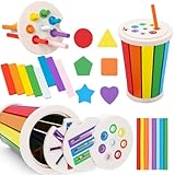 vnfsmy Kinder Montessori Spielzeug Holz Farbe Form Sortierspielzeug...