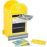 Small Foot Briefkasten aus Holz, inkl. Postkarten und Kreide,...