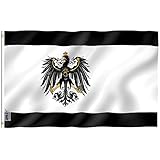 Anley Fly Breeze 3x5 Fuß Preußische Flagge - Lebendige Farbe und...