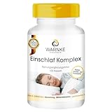 Einschlaf Komplex mit Melatonin - 100 Kapseln - Baldrian-, Passionsblumen-,...