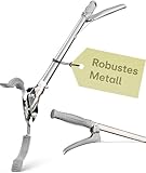Praknu Müllzange aus Metall - Stabile und Robuste Greifzange für Müll...