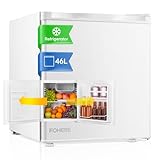 FOHERE Mini Kühlschrank 46L mit Eisfach | Getränkekühlschrank |...