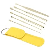 Gogogmee Edelstahl Ohrlöffel mit Silikon und Langlebiges Ohrenschmalz...