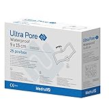 Medrull Wasserfeste Wundpflaster ULTRA PORE 15 x 9 cm 100% Wasserfestes...