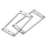 2-teiliges flaches Tonabnehmer-Montageset aus Aluminiumlegierung, Steghals,...
