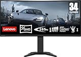 Lenovo G34w-30 | 34' QHD Gaming Monitor | 3440x1440 | 165Hz | 350 nits |...